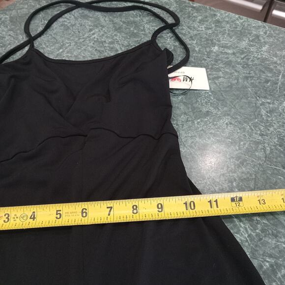 H&M COACHELLA black strappy jumpsuit sz 4 Small Stretchy NWT Festival Whimsigoth - Picture 8 of 15